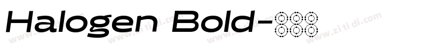 Halogen Bold字体转换 Halogen Bold字体转换